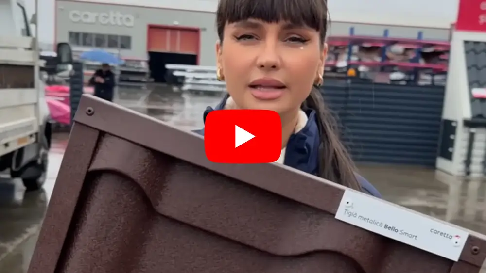 Bello, finisaj Briliant Duo, grosime 0,60 mm, culoare maro ciocolatiu - RAL 8017