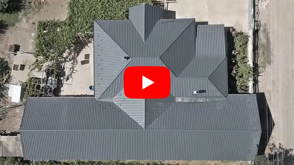 Daily, finisaj Fresco, grosime 0,50 mm, culoare gri - RAL 7024,proiect rezidențial