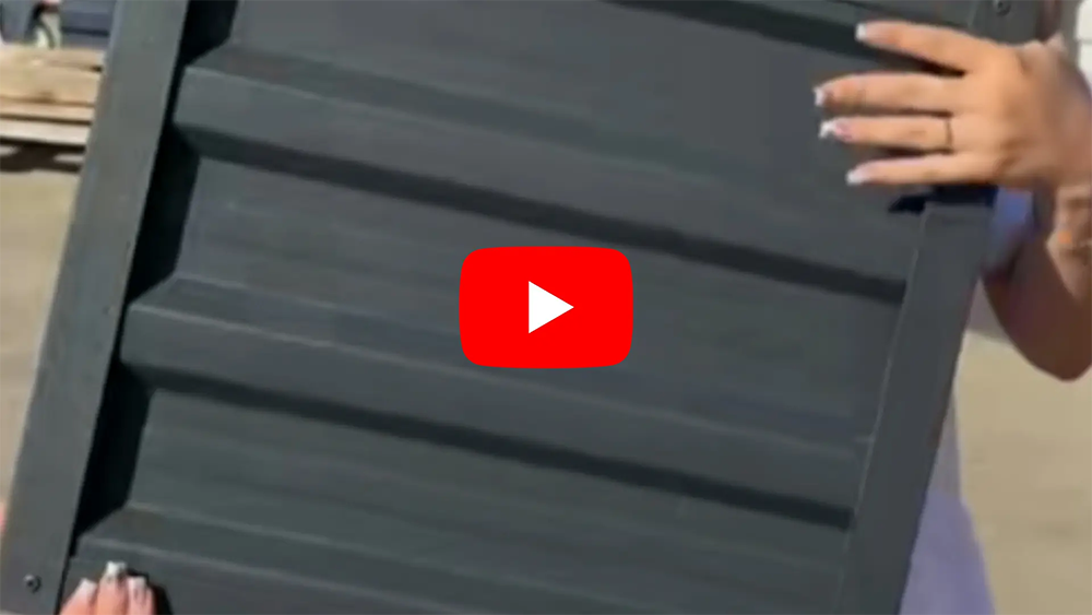 CRT 18A Smart, finisaj Briliant Duo, grosime 0,60 mm, culoare gri antracit - RAL 7016