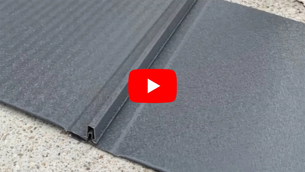 Canto Plat, finisaj Briliant Duo, grosime 0,60 mm, culoare gri antracit - RAL 7016