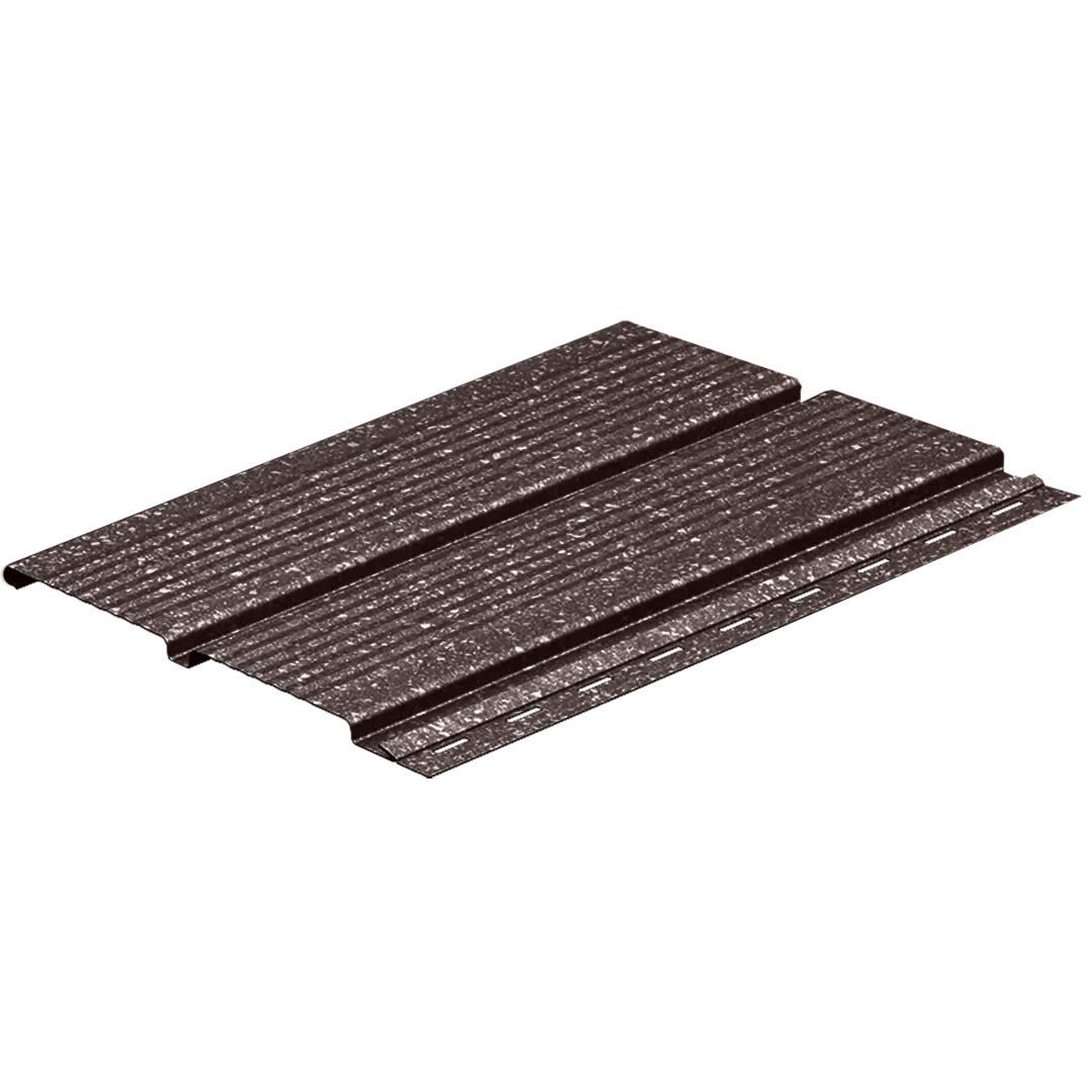 Lambriu metalic micronervurat Caretta – Finisaj Briliant Duo RAL 8019