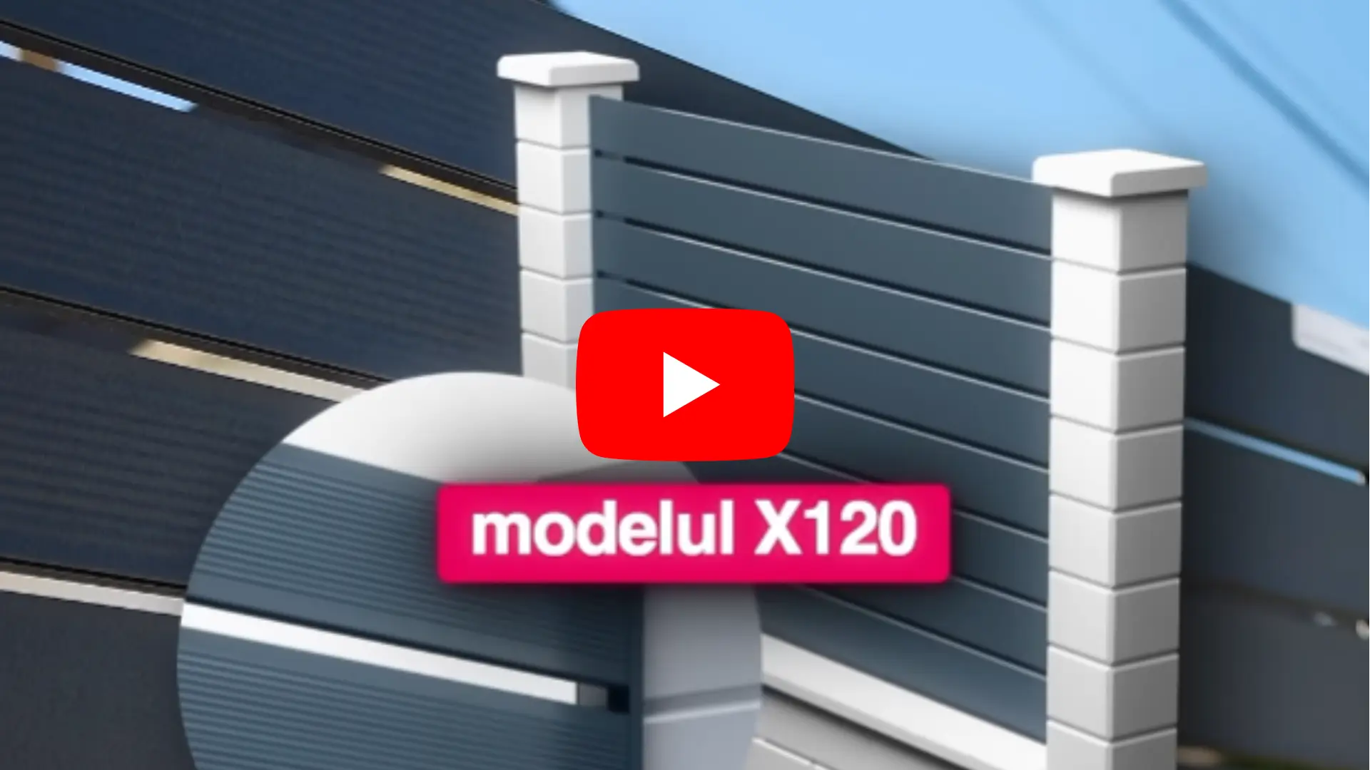 x120, finisaj Briliant Duo, culoare albastru închis - RAL 5008