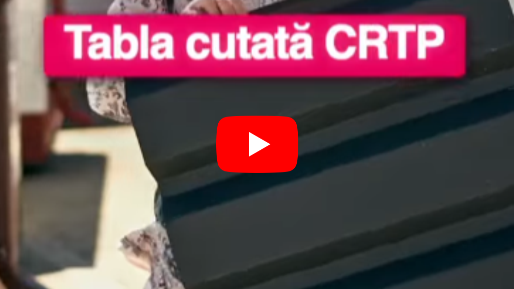 CRT 18P, finisaj Fresco Duo, culoare gri antracit - RAL 7016